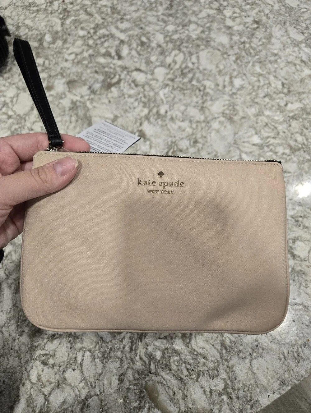 kate spade New York Nude Wristlet Clutch